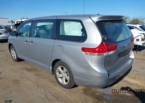 2014 Toyota Sienna L V6 7 Passenger from USA, damaged, VIN 5TDZK3DC5ES506922